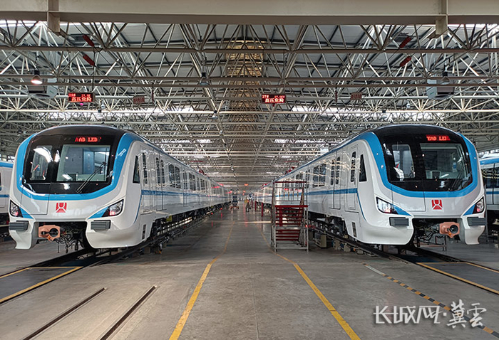中车唐山公司台州S1线市域动车组。长城网·冀云客户端记者 金宗明 摄