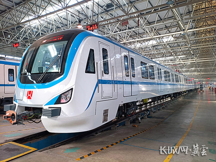 中车唐山公司台州S1线市域动车组。长城网·冀云客户端记者 金宗明 摄