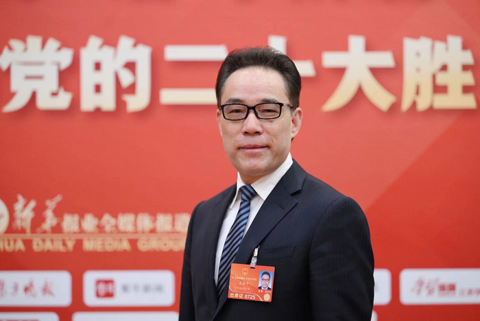 全国人大代表、无锡灵山文化旅游集团有限公司名誉董事长、无锡拈花湾文化投资发展有限公司董事长吴国平。图/受访者供图