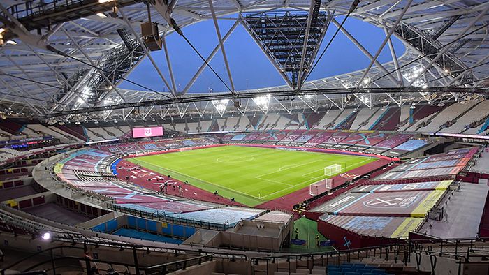 西汉姆联伦敦体育场 图片来源：西汉姆联官网