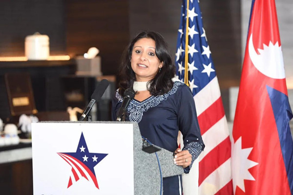 MCC业务副总裁法特玛·舒玛尔访问尼泊尔 图片来源：环球网