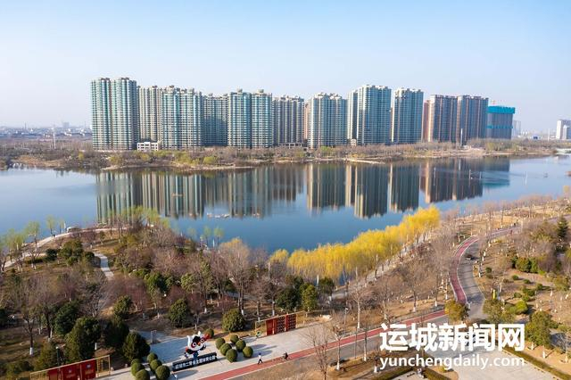  3月10日，运城市禹都公园呈现秀美的春日景色。记者 闫鑫 摄