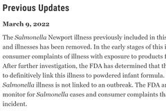 雅培回应带“菌”奶粉：属召回范围内已退款，FDA已排除一例沙门氏菌病例
