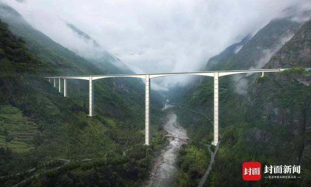 金阳县金阳河三峡连心桥的效果图（金阳县交通运输局供图）