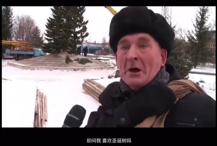 图|被拦住访问的比斯克老人