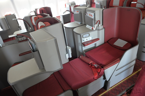 海南航空空客A330宽体客机商务舱座椅