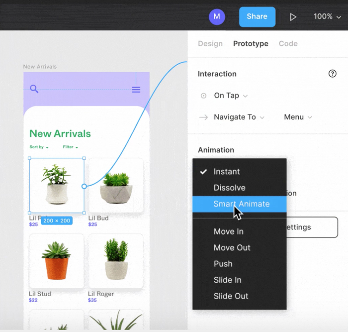 Figma产品原型设计界面 来源：Figma