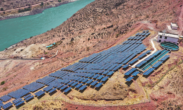 元谋县姜驿乡金沙江光伏提水项目