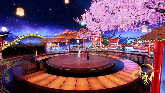 《中国诗词大会》现场。受访者供图