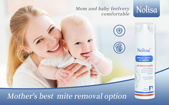 坚持使用诺丽莎除螨喷雾