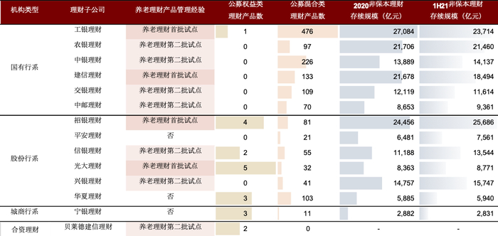 注：理财产品发行数据截至2022年3月6日。资料来源：公司公告，中金公司研究部