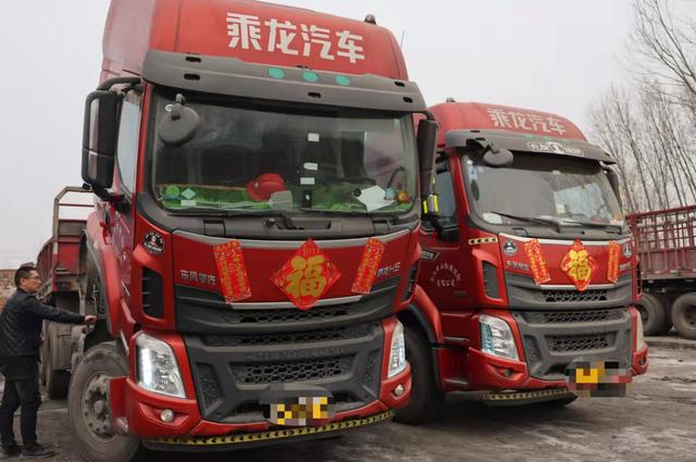 马延波的“乘龙H5”车辆玉柴发动机故障不断。新京报记者 李英强 摄 