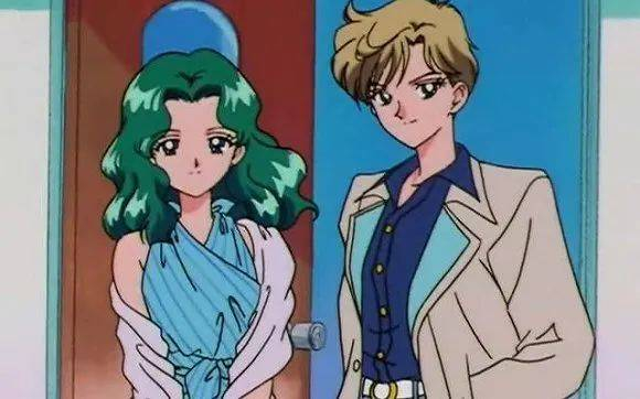 《美少女战士》剧照：天王遥和海王满