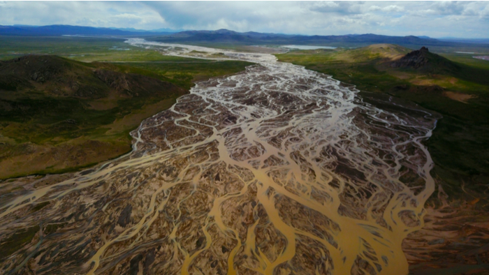 三江源国家公园的通天河流域。