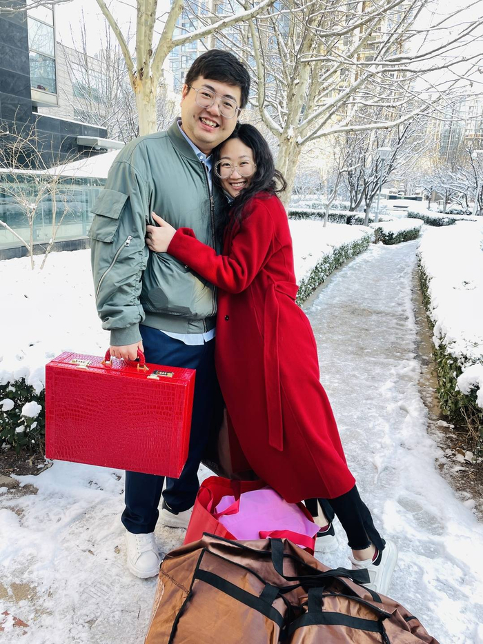 新娘刘畅和新郎贾仕涵 图片由受访者提供