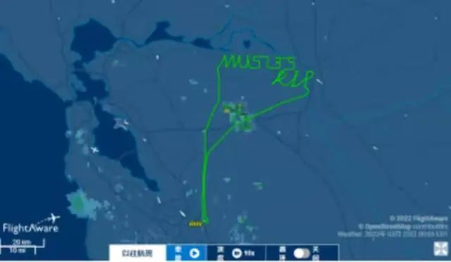 图片来源：FlightAware （九派新闻）