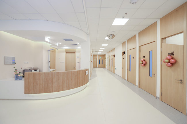 　　上图：北京昭德医院住院病区