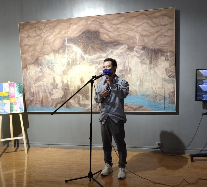 宋洋现场分享照片