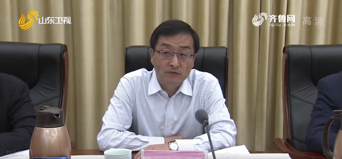 济南市委书记刘强 图片来源：山东卫视截图