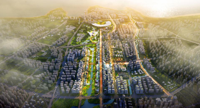 七彩国际社区规划意向效果图