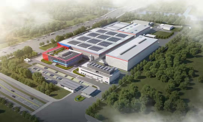 　　联合利华和路雪太仓“灯塔工厂”效果图