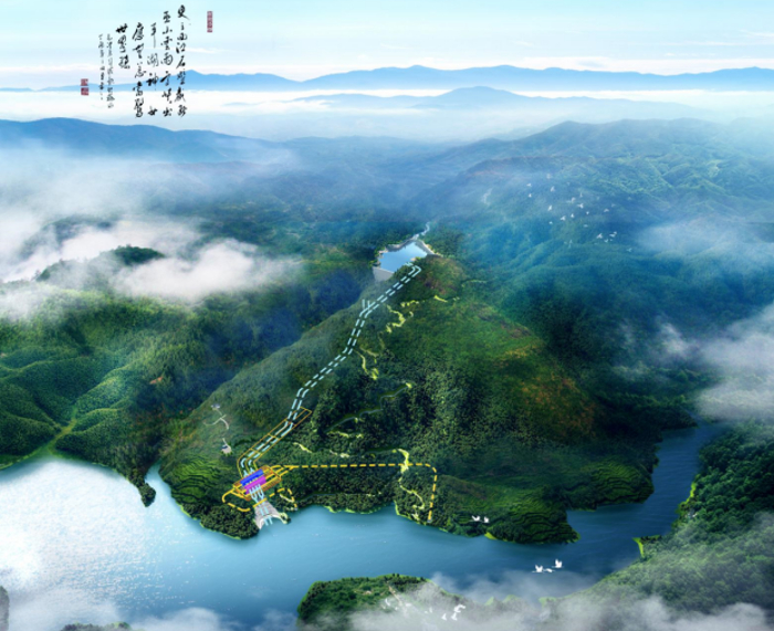 　　▲ 重庆巫山大溪抽水蓄能电站效果图