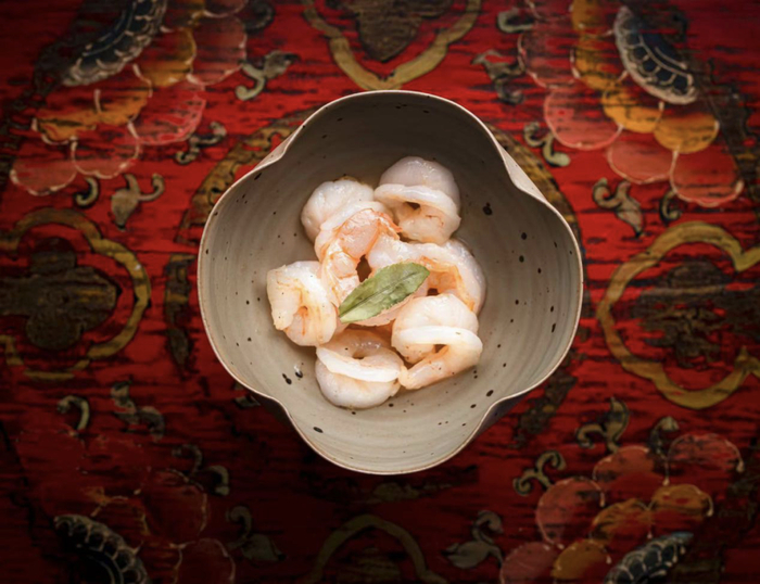 六安瓜片炒虾仁（图片来源：安徽省文化和旅游厅）