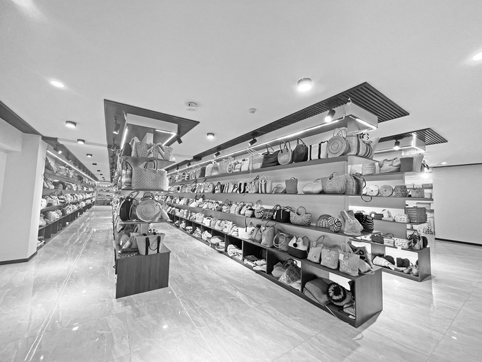     .新河镇草编工艺展示大厅 平度市委宣传部 供图