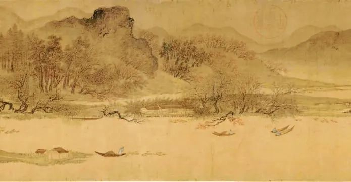 （宋）惠崇《溪山春晓图》（局部）（北京晚报）