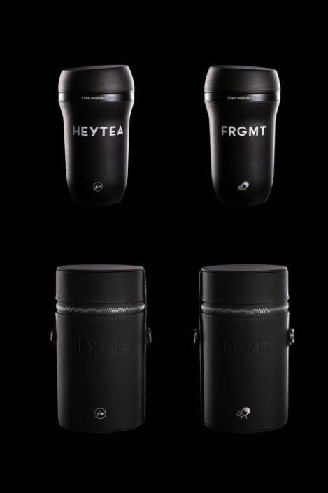 　　茶渣灵感随行杯套装