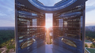 　　G60科创之眼商办综合体 ©FTA