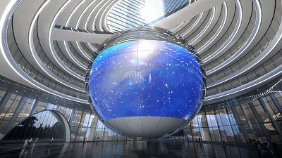 　　G60科创之眼商办综合体室内 ©FTA