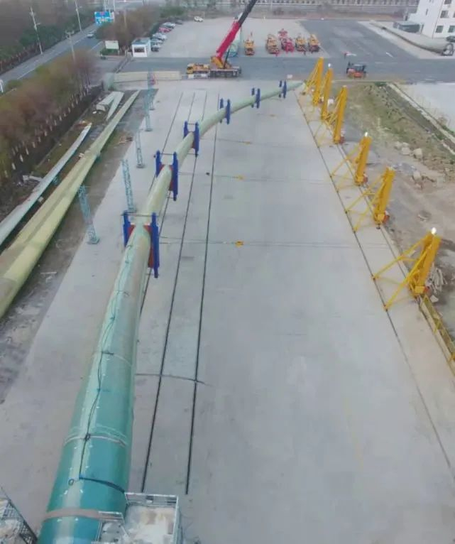 　　SW/GW93叶片全尺寸静力测试现场图