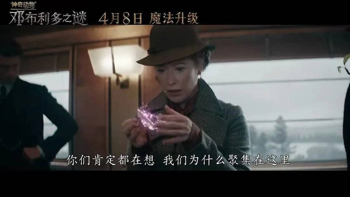 图源：《神奇动物：邓布利多之谜》预告片截图