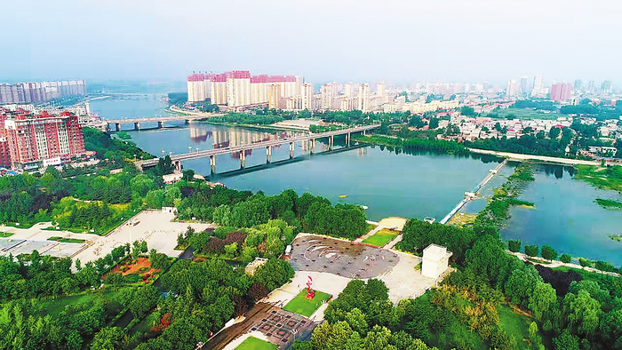     平山县城风貌。  平山县委宣传部供图