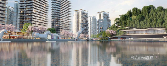 （贵阳铁建城效果图）