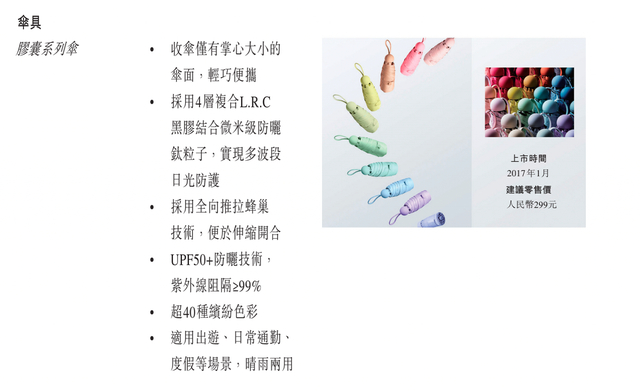 截图自蕉下招股书