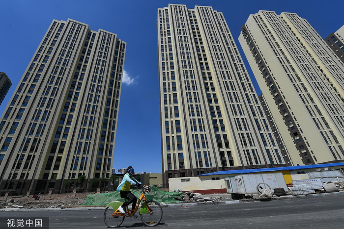 太原一处在建的楼盘 &nbsp;图源：视觉中国