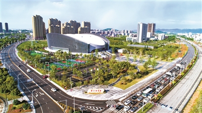     金钟片区俯瞰。（吴晓琳 摄）