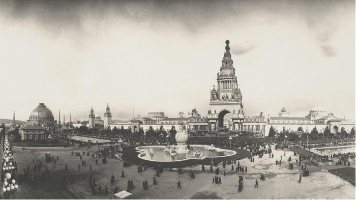 　　1915年旧金山烈酒大赛现场图