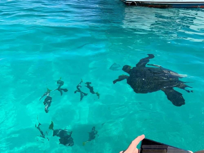 圣塔菲岛海上一景