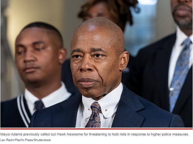 埃里克·亚当斯 图源：美媒