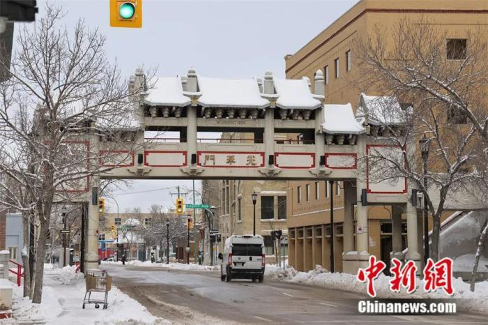 加拿大温尼伯中华文化中心外景。中新社记者 余瑞冬 摄