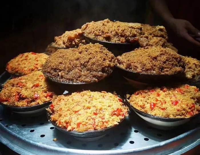 王女士售卖的熟肉。图/受访者提供