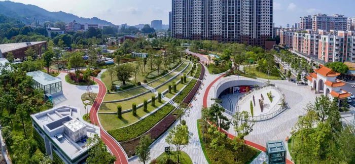 改造建成后的东山公园（来源：郑奕潘）