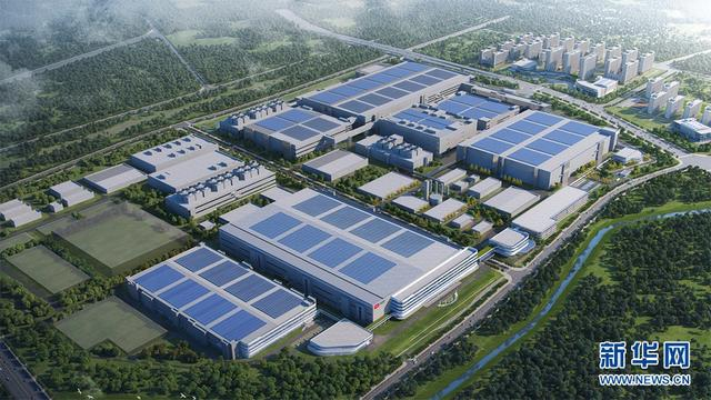  TCL华星半导体新型显示器件生产线（t3）扩产项目效果图。新华网发