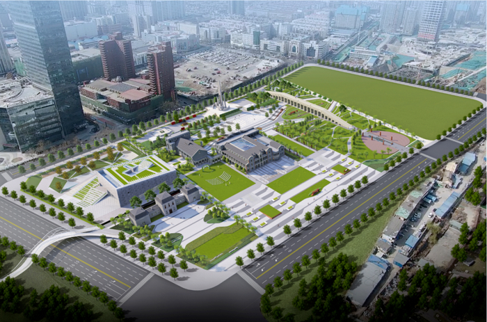 正太广场设计图。