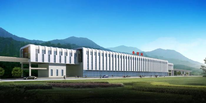 ▲井湾站效果图。中铁武汉电气化局供图
