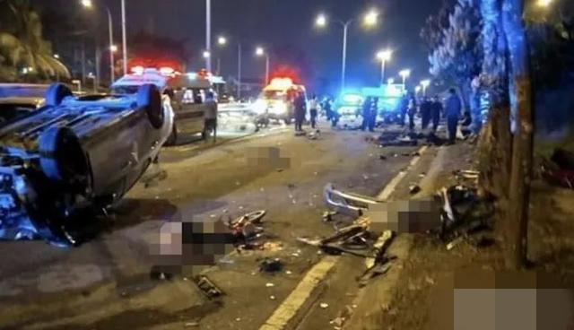 车祸事发现场    图片来源：网络