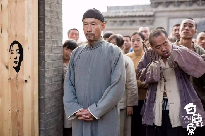 　　刘佩琦在《白鹿原》中饰演朱先生